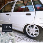 قالپاق چرخ تی پی ای مدل ساینایی کد TPA-PS04 سایز 13 اینچ مناسب برای پراید بسته 4 عددی